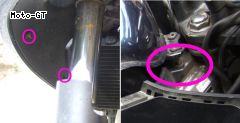 Démontage du carénage de la Honda Deauville NT650V