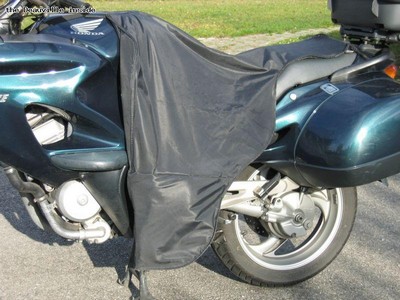 Tablier BAGSTER posé sur la Honda Deauville